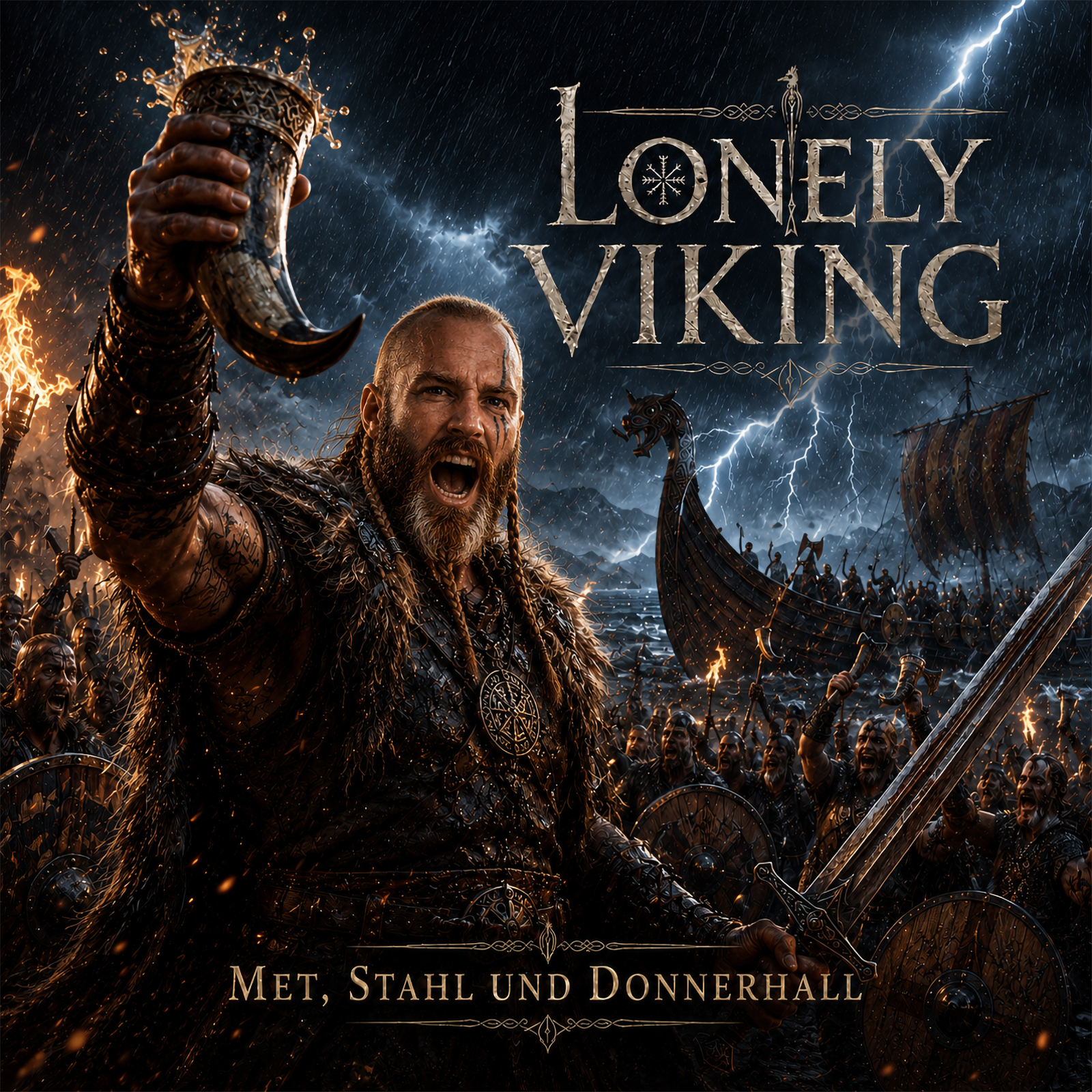 Lonely Viking - Met, Stahl und Donnerhall